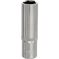 Sealey 3/8" Drive Polished Deep Hexagon WallDrive Socket Metric 3/8" 13mm Sealey 3/8" Drive Polished Deep Hexagon WallDrive Socket Metric 3/8" 13mm