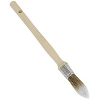 Sealey Wooden Handle Round Sash Synthetic Paint Brush 15mm Sealey Wooden Handle Round Sash Synthetic Paint Brush 15mm