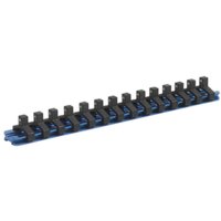 1 4" Drive Aluminium Socket Retaining Rail 14 Clips