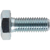 Sealey Zinc Plated 8.8 Steel Din 933 HT Setscrews M10 25mm Pack of 25 Sealey Zinc Plated 8.8 Steel Din 933 HT Setscrews M10 25mm Pack of 25