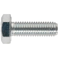 Sealey Zinc Plated 8.8 Steel Din 933 HT Setscrews M10 30mm Pack of 25 Sealey Zinc Plated 8.8 Steel Din 933 HT Setscrews M10 30mm Pack of 25