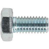 Sealey Zinc Plated 8.8 Steel Din 933 HT Setscrews M6 12mm Pack of 50 Sealey Zinc Plated 8.8 Steel Din 933 HT Setscrews M6 12mm Pack of 50