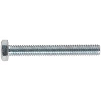Sealey Zinc Plated 8.8 Steel Din 933 HT Setscrews M6 50mm Pack of 50 Sealey Zinc Plated 8.8 Steel Din 933 HT Setscrews M6 50mm Pack of 50