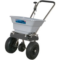 Sealey Stainless Steel Push Grass and Salt Broadcast Spreader 37kg Sealey Stainless Steel Push Grass and Salt Broadcast Spreader 37kg