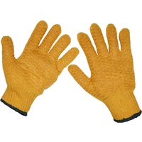 Sealey SSP33 Sticky Grip Non Slip Gloves Yellow One Size Sealey SSP33 Sticky Grip Non Slip Gloves Yellow One Size