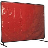 Sealey Workshop Welding Curtain and Frame 2400mm 1750mm Sealey Workshop Welding Curtain and Frame 2400mm 1750mm