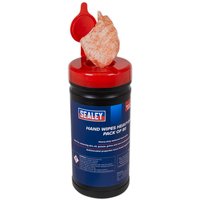 Sealey Heavy Duty Hand Wipes Dispenser Pack of 80 Sealey Heavy Duty Hand Wipes Dispenser Pack of 80