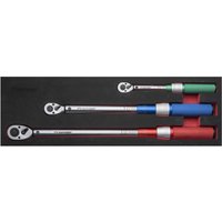 3 Piece Micrometer Torque Wrench Set