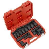14 Piece 1 2" Drive Oxygen Diesel Injector Window Socket Set