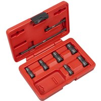 8 Piece 1 4" Drive Bi Hexagon Flip Socket Set Metric Imperial