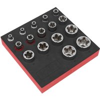 16 Piece Combination Drive TRX P EPR Socket Set
