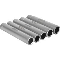 Sealey 5 Piece 3/8" Drive Extra Deep Hexagon Socket Set 3/8" Sealey 5 Piece 3/8" Drive Extra Deep Hexagon Socket Set 3/8"