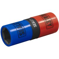 Sealey 1/2" Drive Double Ended Socket for Swollen Wheel Nuts 1/2" 27mm / 27.5mm