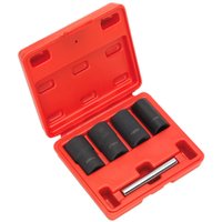 Sealey SX201 5 Piece 1/2" Drive Locking Wheel Nut Removal Set 1/2" Sealey SX201 5 Piece 1/2" Drive Locking Wheel Nut Removal Set 1/2"