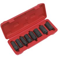 Sealey 7 Piece 1/2" Drive Locking Wheel Nut Removal Set 1/2" Sealey 7 Piece 1/2" Drive Locking Wheel Nut Removal Set 1/2"