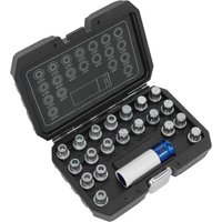 Sealey 21 Piece Locking Wheel Nut Key Set for BMW and Mini