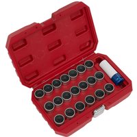 Sealey 21 Piece Locking Wheel Nut Key Set for BMW