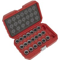Sealey SX219 20 piece Locking Wheel Nut Key Set 20pc - VAG