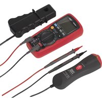 Sealey - TA304 15-Function Digital Automotive Multimeter with Inductive Coupler/Infrared Temperature Probe
