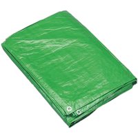 Sealey Tarpaulin Green 3.6m 4.8m
