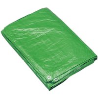 Sealey Tarpaulin Green 1.8m 2.4m Sealey Tarpaulin Green 1.8m 2.4m