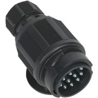 Sealey 13 Pin Twin Inlet Euro Towing Plug Plastic 12v