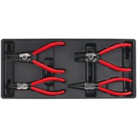 Sealey 4 Piece Circlip Plier Set in Module Tray Sealey 4 Piece Circlip Plier Set in Module Tray