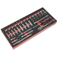 Premier 44 Piece 1 4" Drive Socket Set Module Tray