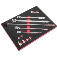 Sealey Premier 12 Piece Ratchet and Torque Wrench Set in Module Tray Sealey Premier 12 Piece Ratchet and Torque Wrench Set in Module Tray