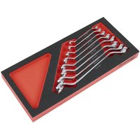 Sealey Premier 8 Piece Deep Offset Spanner Set in Module Tray Sealey Premier 8 Piece Deep Offset Spanner Set in Module Tray