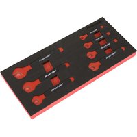 Sealey 7 Piece VDE Insulated Open End Spanner Set in Module Tray Sealey 7 Piece VDE Insulated Open End Spanner Set in Module Tray