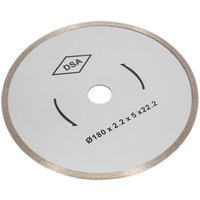 Sealey Continuous Rim Diamond Tile Saw Blade 180mm Sealey Continuous Rim Diamond Tile Saw Blade 180mm