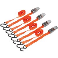 Sealey Cam Buckle Tie Downs Strap 25mm 4m 500kg Sealey Cam Buckle Tie Downs Strap 25mm 4m 500kg