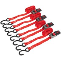 Ratchet Tie Downs Polyester Webbing 25mm 4m