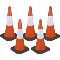 Sealey Traffic Cone 750mm Pack of 5