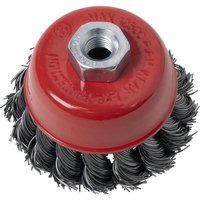 Sealey Twisted Knot Wire Cup Brush 65mm M10 x 1.25 Thread Sealey Twisted Knot Wire Cup Brush 65mm M10 x 1.25 Thread