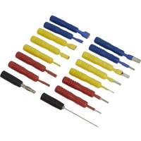 Sealey 16 Piece Test Lead Connector Set Sealey 16 Piece Test Lead Connector Set