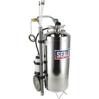 Sealey TP200S Stainless Steel Air Operated Fuel Tank Drainer Sealey TP200S Stainless Steel Air Operated Fuel Tank Drainer