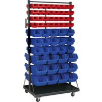 Sealey Mobile Bin Storage System and 118 Bins Sealey Mobile Bin Storage System and 118 Bins