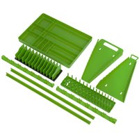 Sealey 9 Piece Tool Storage Organizer Hi Vis Green Set Sealey 9 Piece Tool Storage Organizer Hi Vis Green Set