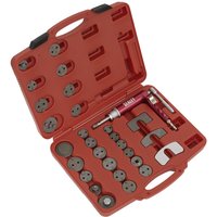 Sealey 29 Piece Air Operated Brake Piston Wind Back Tool Kit