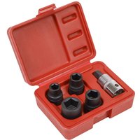Sealey 5 Piece 1/2" Drive Pentagon Brake Caliper Socket Set for Bendix and Girling Brakes 1/2" Sealey 5 Piece 1/2" Drive Pentagon Brake Caliper Socket Set for Bendix and Girling Brakes 1/2"