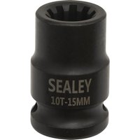 Brake Caliper Socket 1/2''Sq Drive 15mm 10-Point VS0990 - Sealey