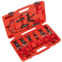 Sealey 9 Piece Hose Clamp Removal Tool Kit Sealey 9 Piece Hose Clamp Removal Tool Kit
