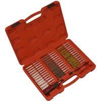 Sealey 38 Piece Brass, Steel and Nylon Injector Bore Cleaning Brush Set Sealey 38 Piece Brass, Steel and Nylon Injector Bore Cleaning Brush Set