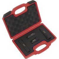 Sealey 4 Piece 1/2" Drive HGV Diesel Injector Socket Set 1/2"