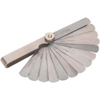 Sealey 15 Blade Feeler Gauge Metric Sealey 15 Blade Feeler Gauge Metric