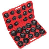 Sealey 30 Piece Oil Filter Cap Wrench Set Sealey 30 Piece Oil Filter Cap Wrench Set