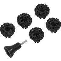 Sealey 6 Piece Hex Shank Stud Hub Cleaning Disc Set