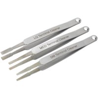 Sealey 3 Piece Diamond Grip Terminal Cleaner Set Sealey 3 Piece Diamond Grip Terminal Cleaner Set